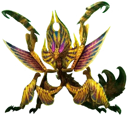 Korean community post, image 2: The 'harmless' mantis he saw: Ahtal-Ka, one of Monster Hunter's most feared endgame monsters.